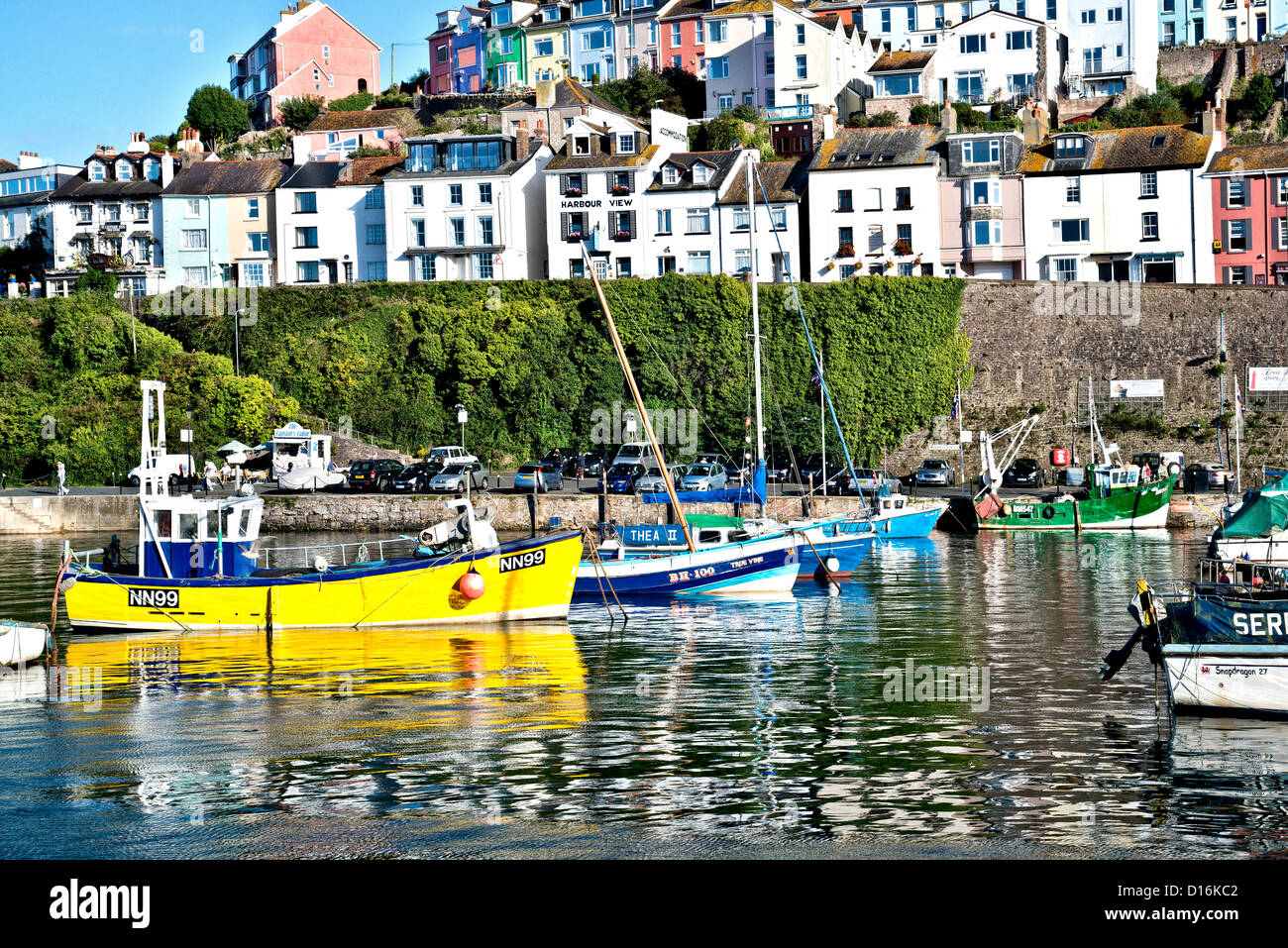 Brixham Harbour, Torbay, South Devon Foto Stock