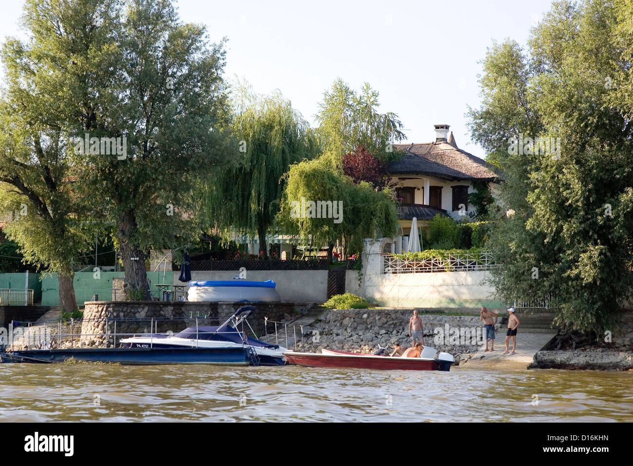 L'Europa, Serbia e vojvodina, Novi Sad, il fiume Danubio Foto Stock