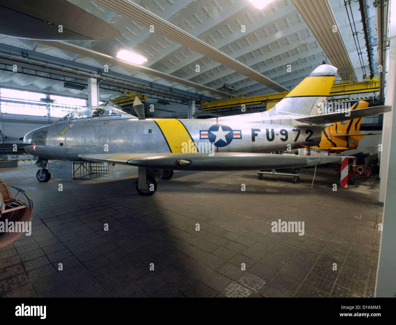 Museo dell'aviazione e tecnologia Wernigerode.F-86 Sabre fu-972 Foto Stock