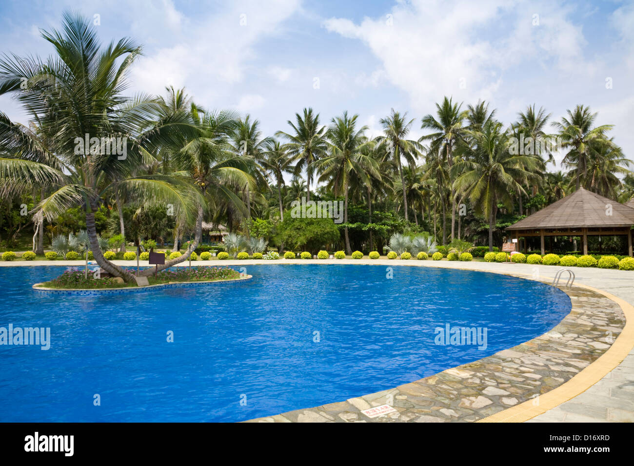 Tropical Resort pool Foto Stock