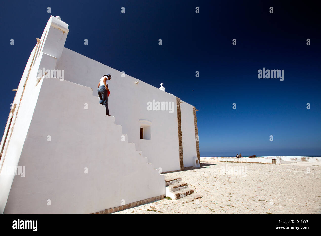 Sagres portogallo, cappella di Nossa Senhora da Graca Foto Stock