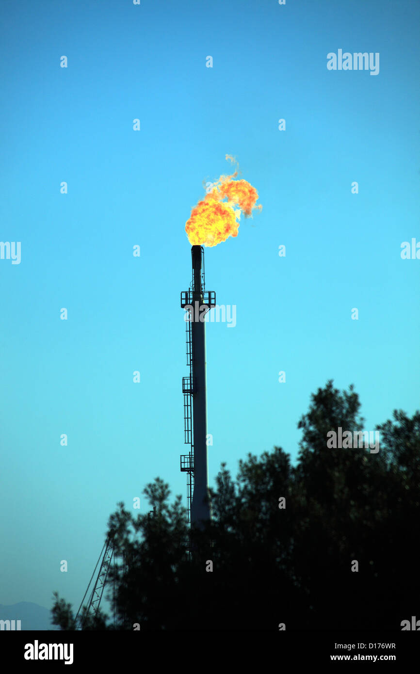 L'Italia,Toscana,Piombino,polo industriale Foto Stock