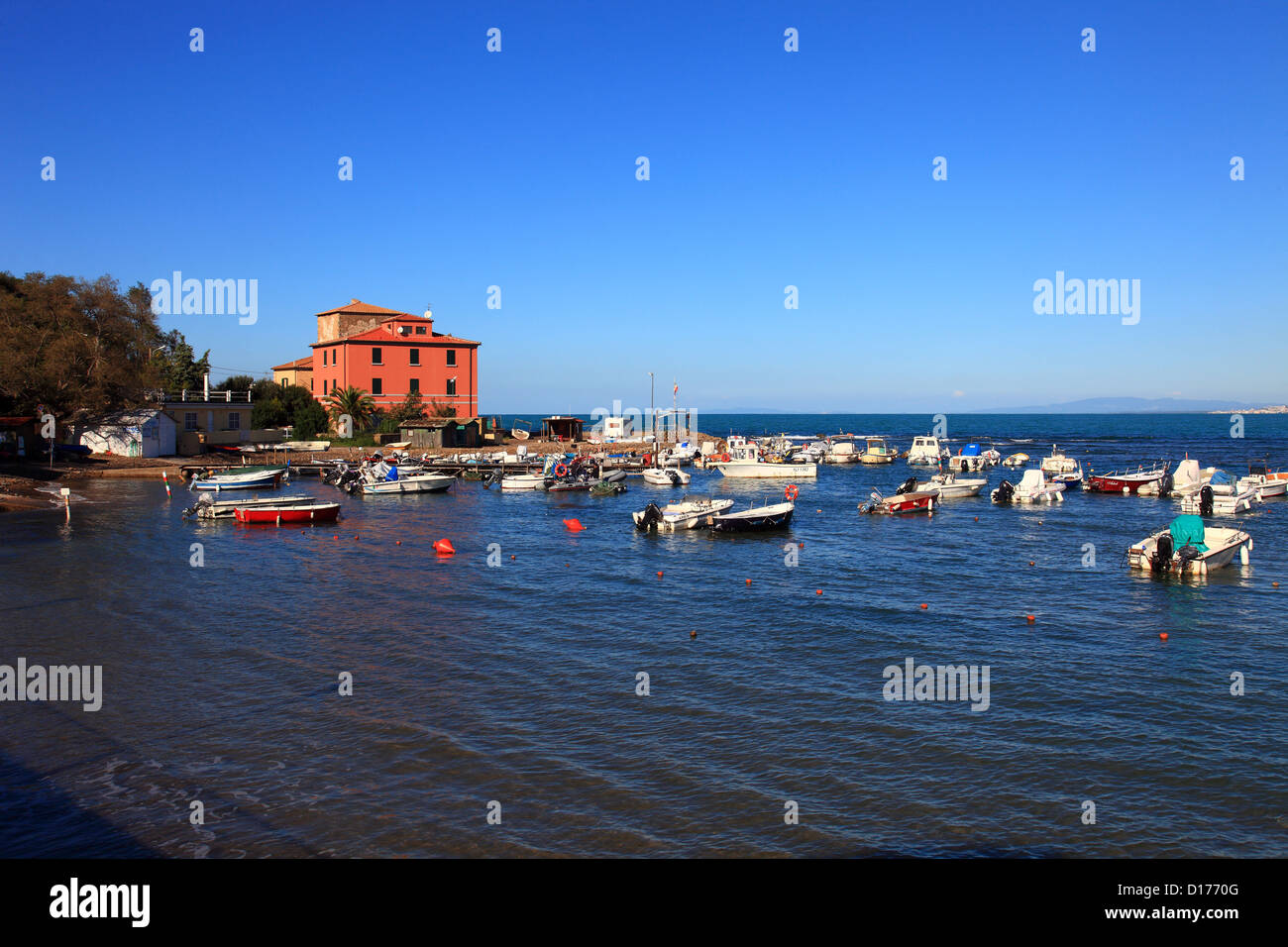 L'Italia, Toscana, Golfo di Baratti e del porto. Foto Stock