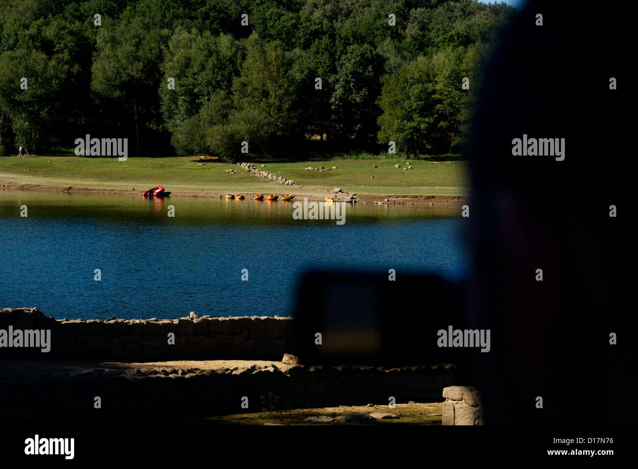 La Galizia Bande Aqvis qverqvennis Archeologia accampamento romano Foto Stock