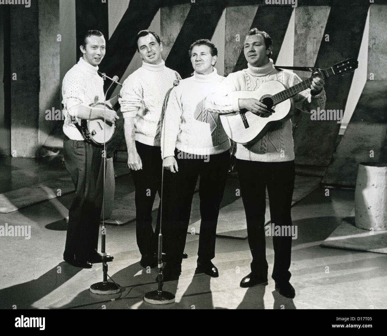 CLANCY FRATELLI Irish Folk Gruppo nel 1965 Foto Stock