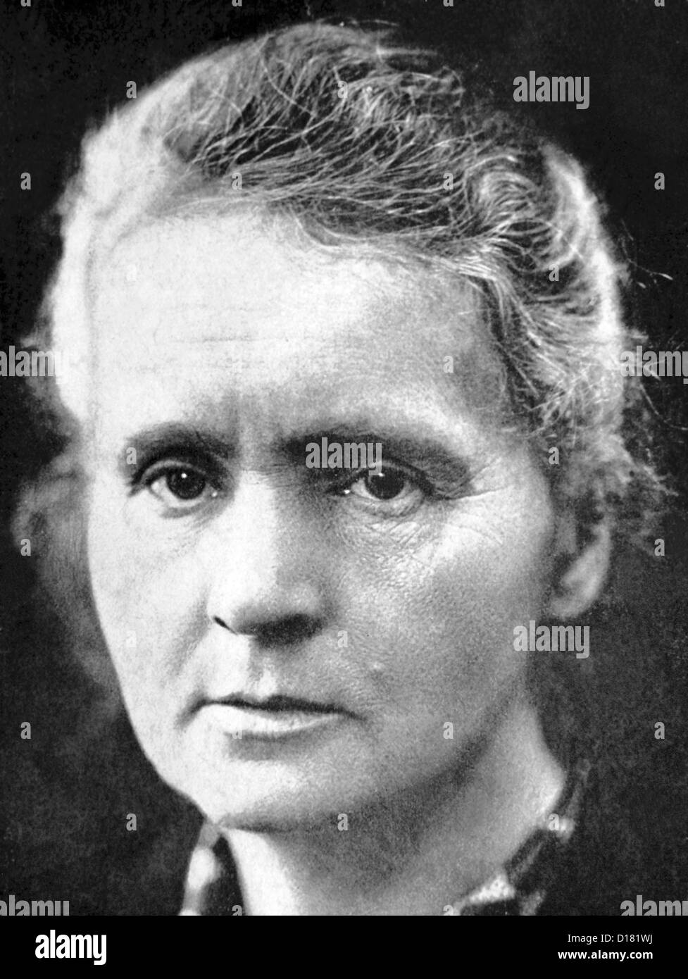 Marie Curie Foto Stock