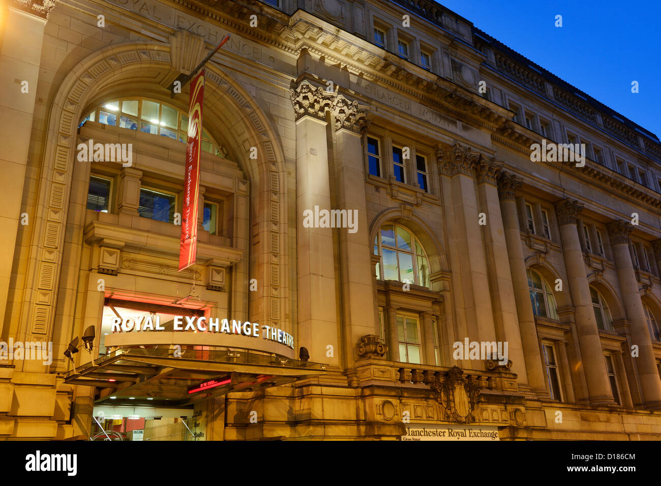 Manchester Royal Exchange Theatre ingresso Foto Stock