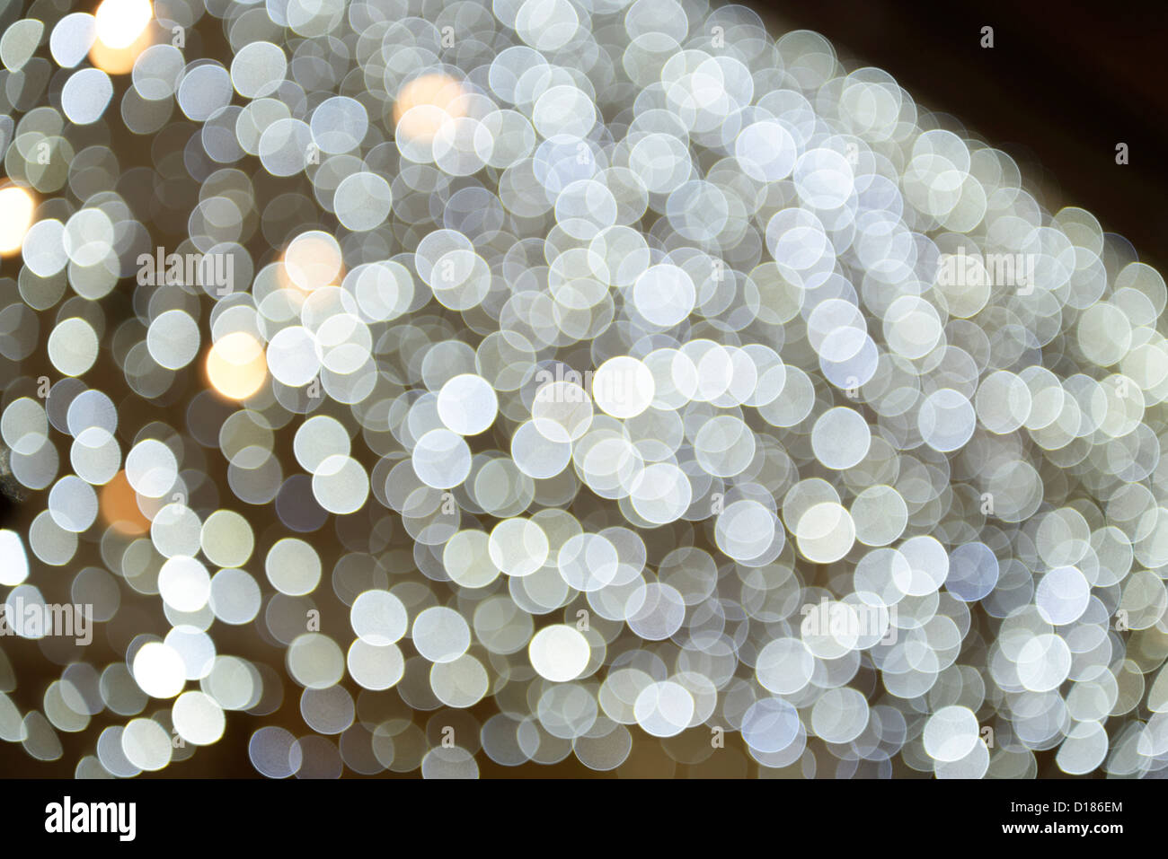 Abstract di luci bianche Foto Stock