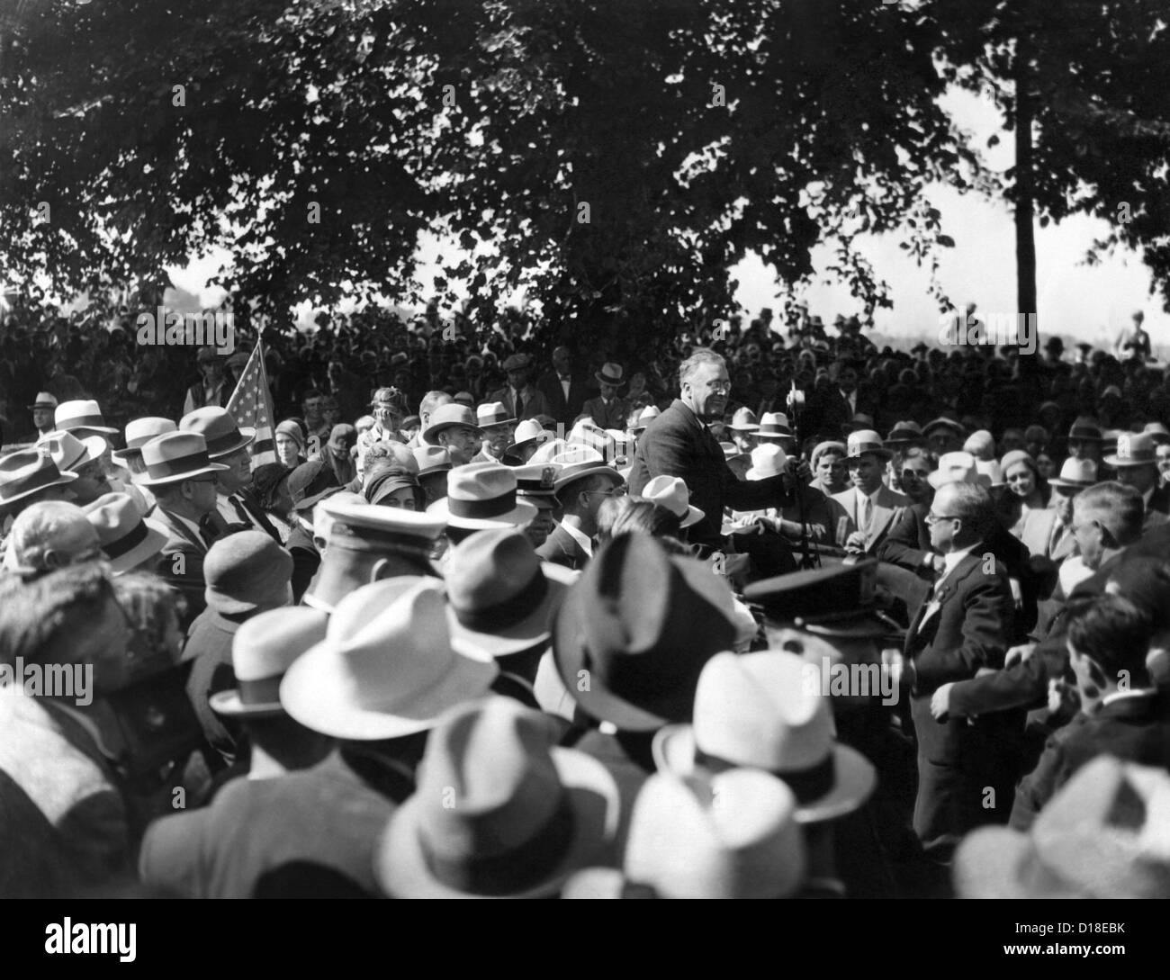 "La vittoria è ovunque", ha detto Winston Churchill come egli ha salutato il Presidente Franklin Roosevelt. Incontro per il 8° tempo, essi Foto Stock