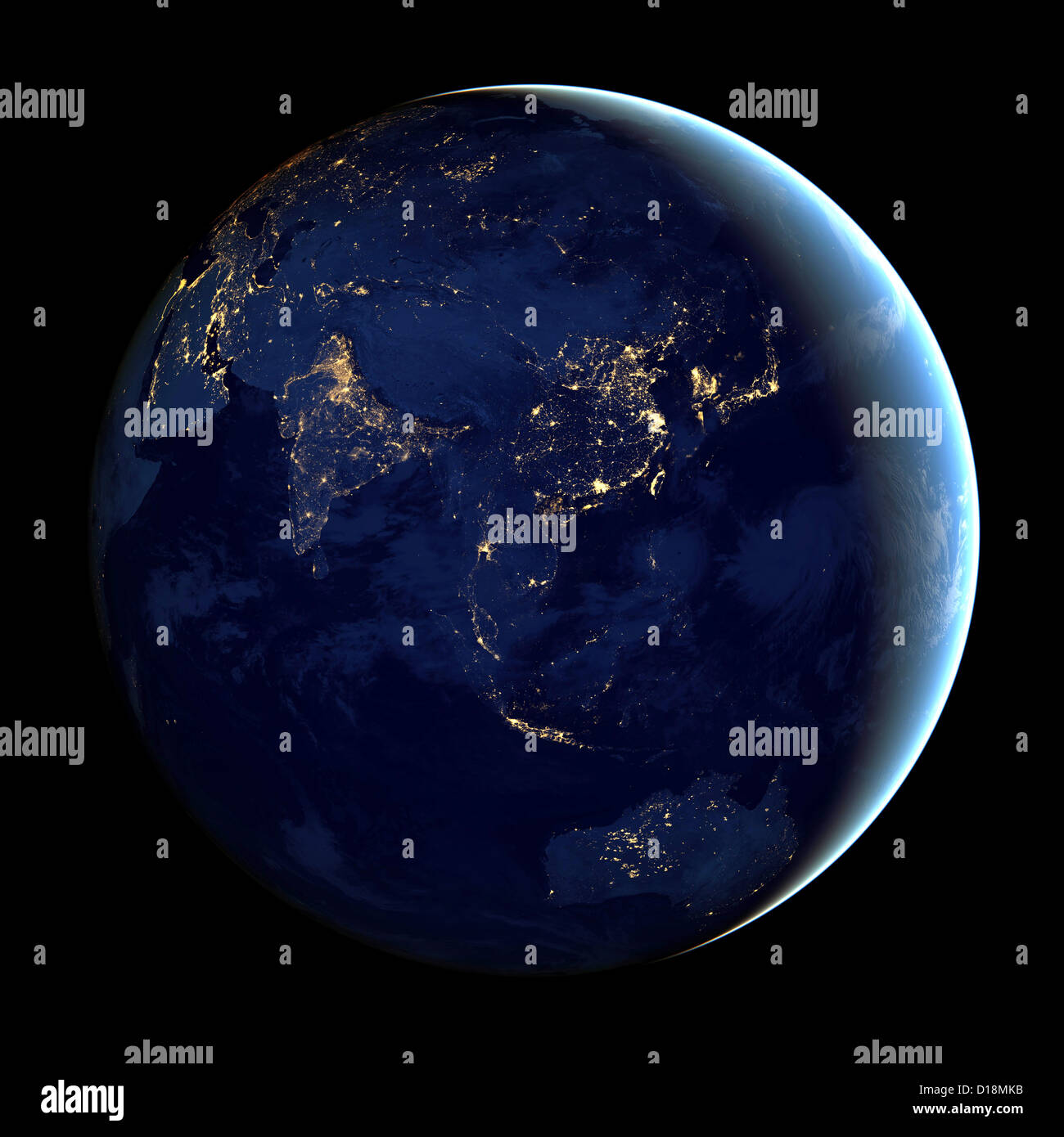 Pianeta terra Foto Stock