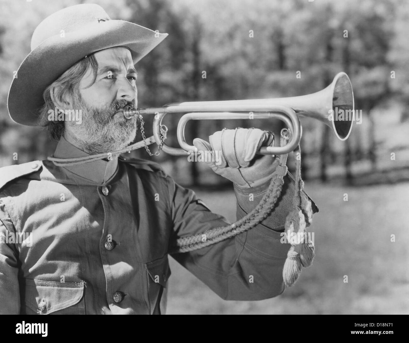 Soffiando sveglia Foto Stock