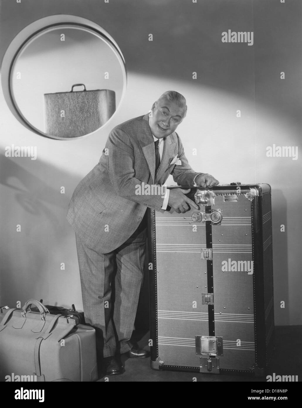 Venditore di viaggio Foto Stock