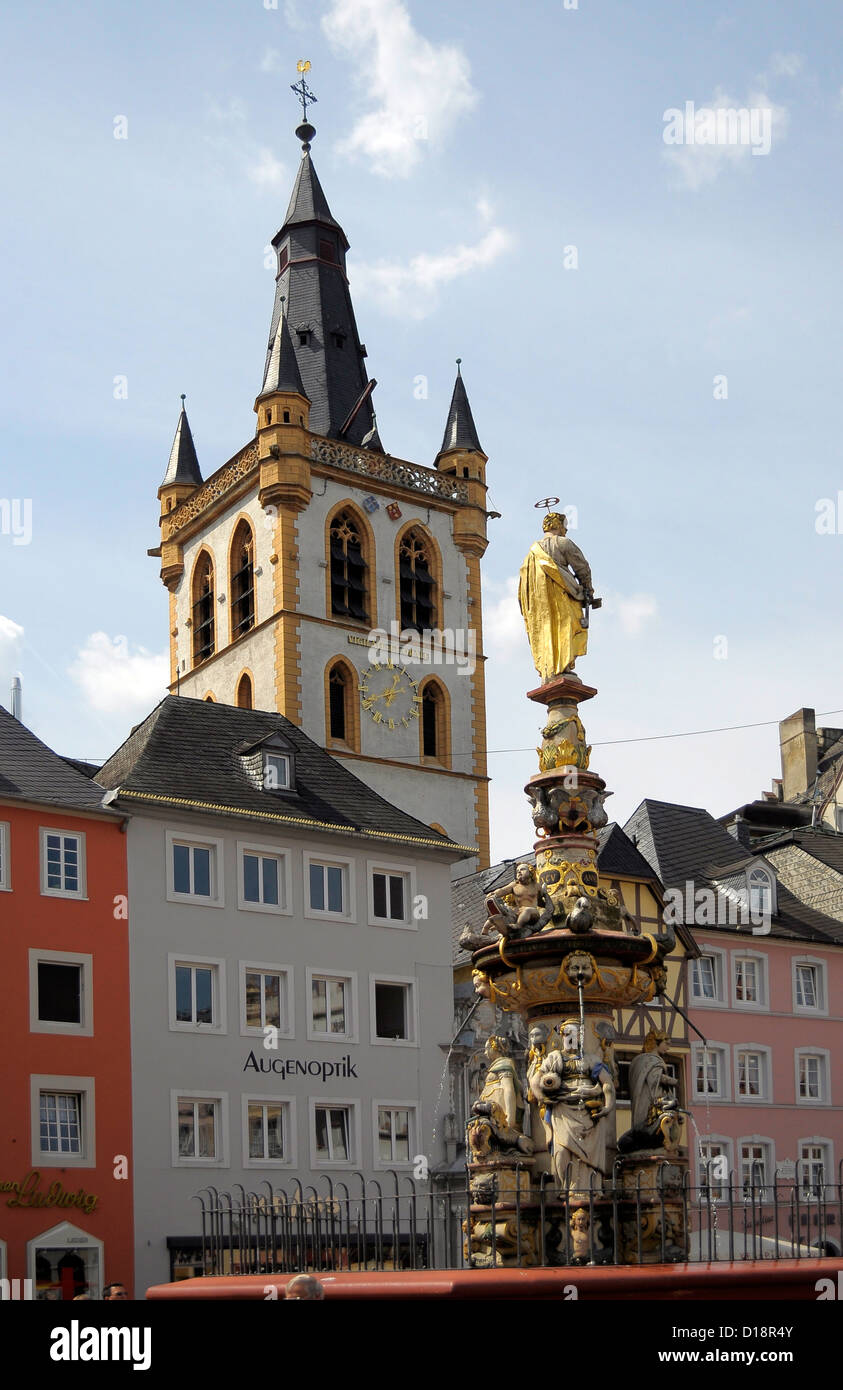 Renania-palatinato, Trier, Fußgängerzone, Foto Stock