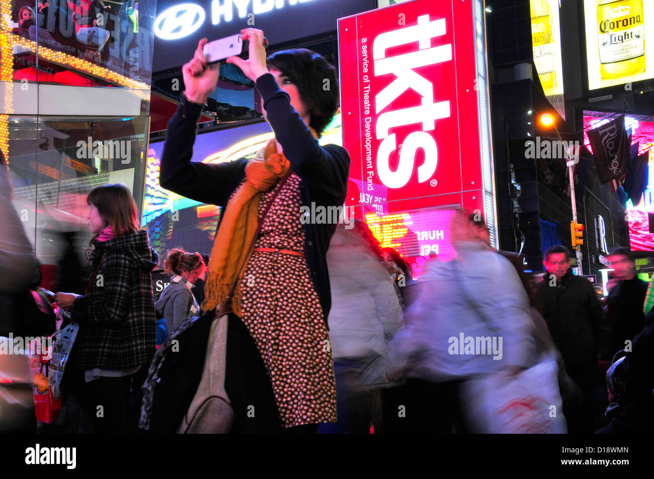 Teatro del Fondo di sviluppo, TKTS, Broadway e Times Square Manhattan, New York City, Stati Uniti d'America Foto Stock