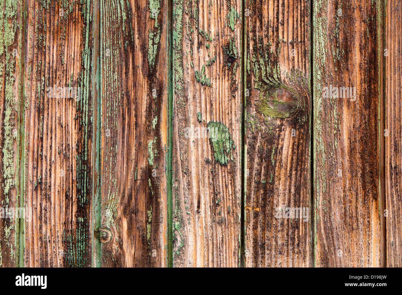Dettagli dalla vecchia porta di legno Foto Stock