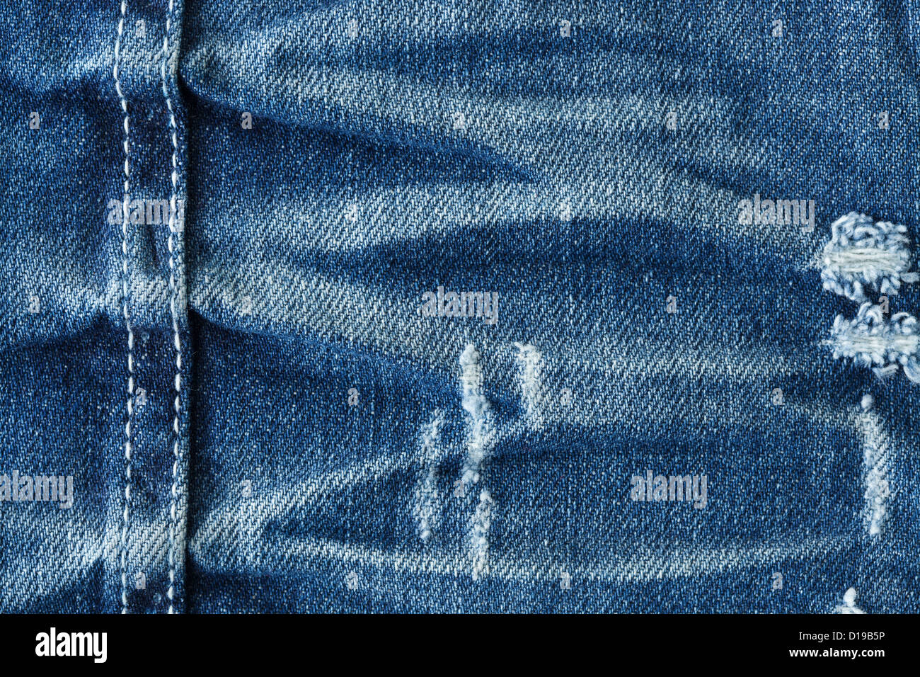 Un paio di jeans sfondo Foto Stock