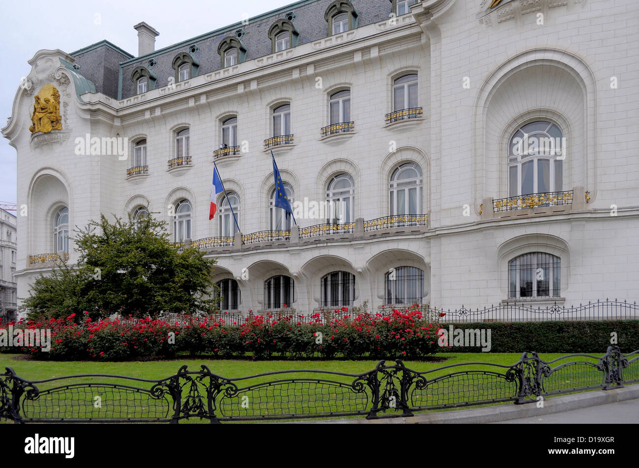 Austria, Vienna, Ambasciata francese, Österreich, Wien, Französische Botschaft Foto Stock