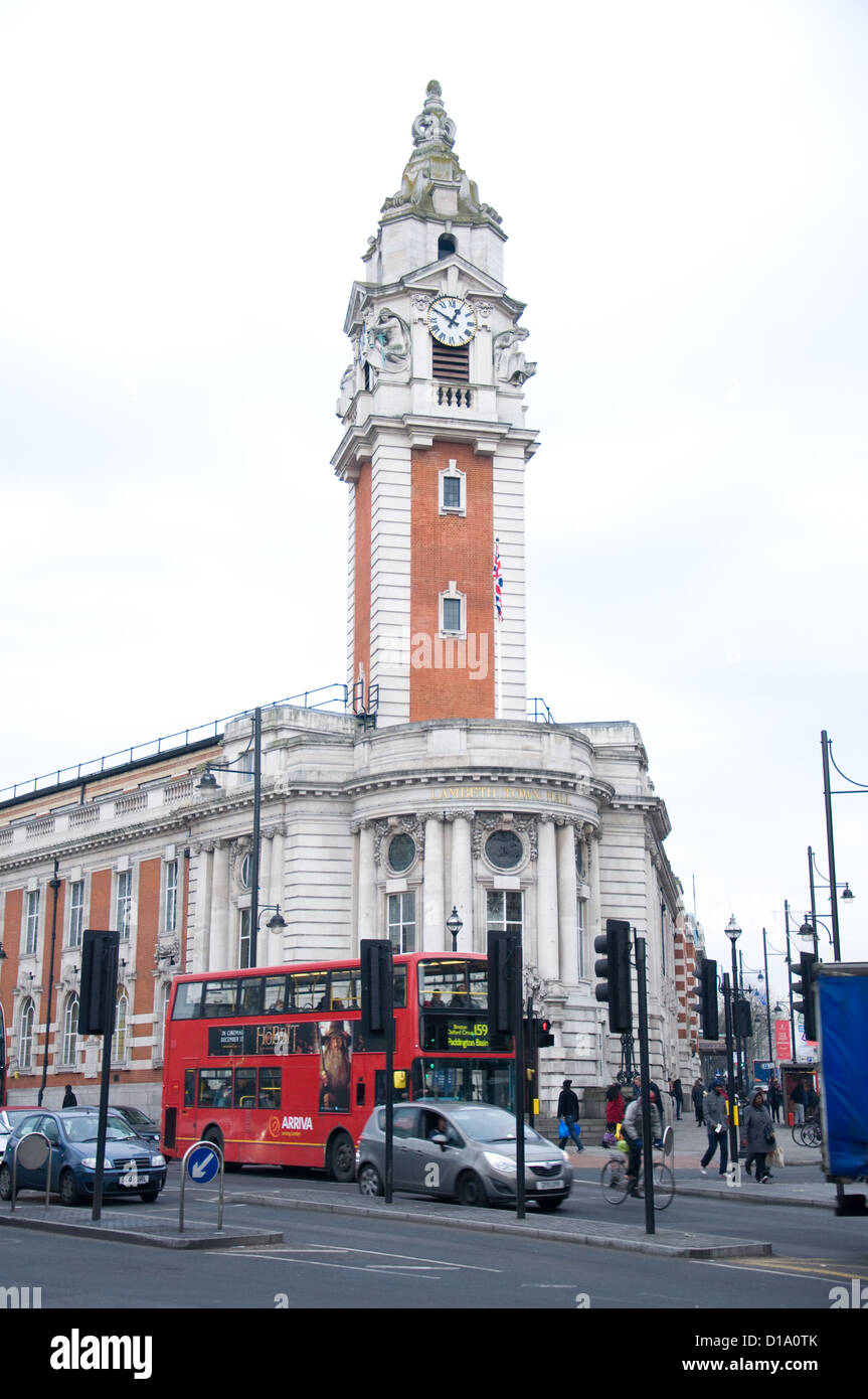 Lambeth Town Hall di Brixton, Londra Foto Stock