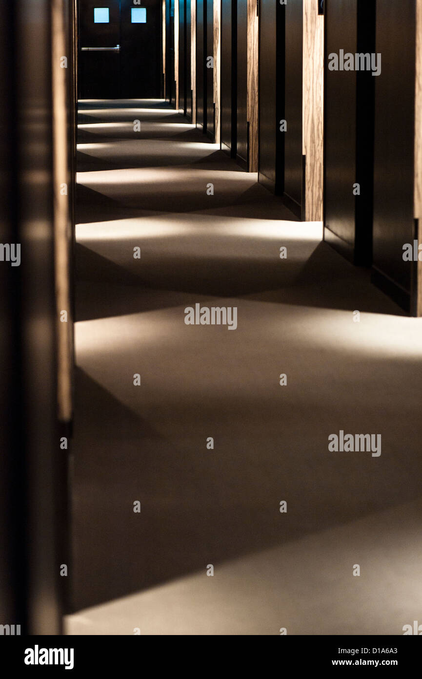 Hotel corridoio, Pattaya Foto Stock