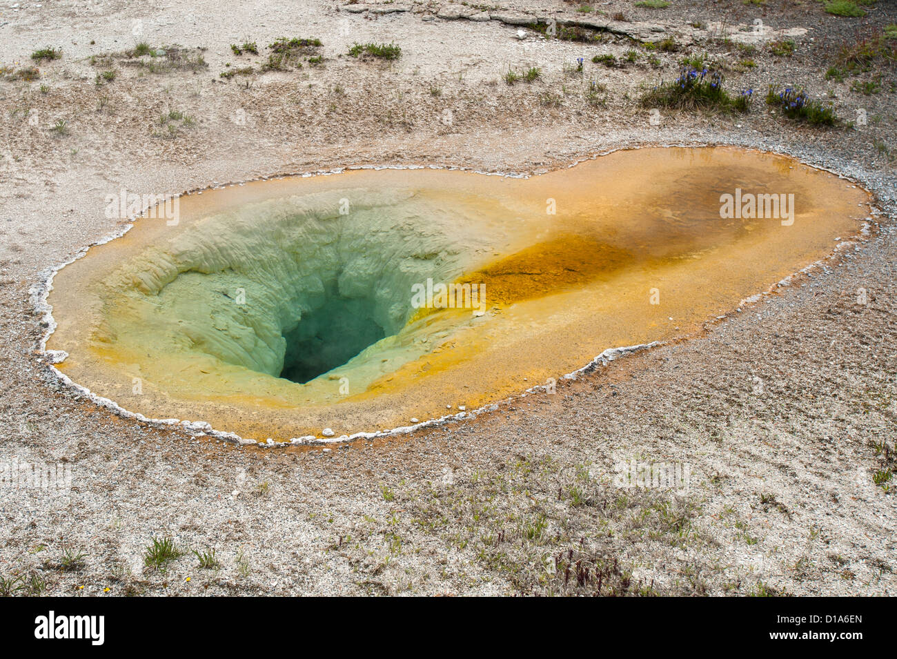 Yellowstone Nationalpark, USA, hot springs, Upper Geyser Basin, Foto Stock