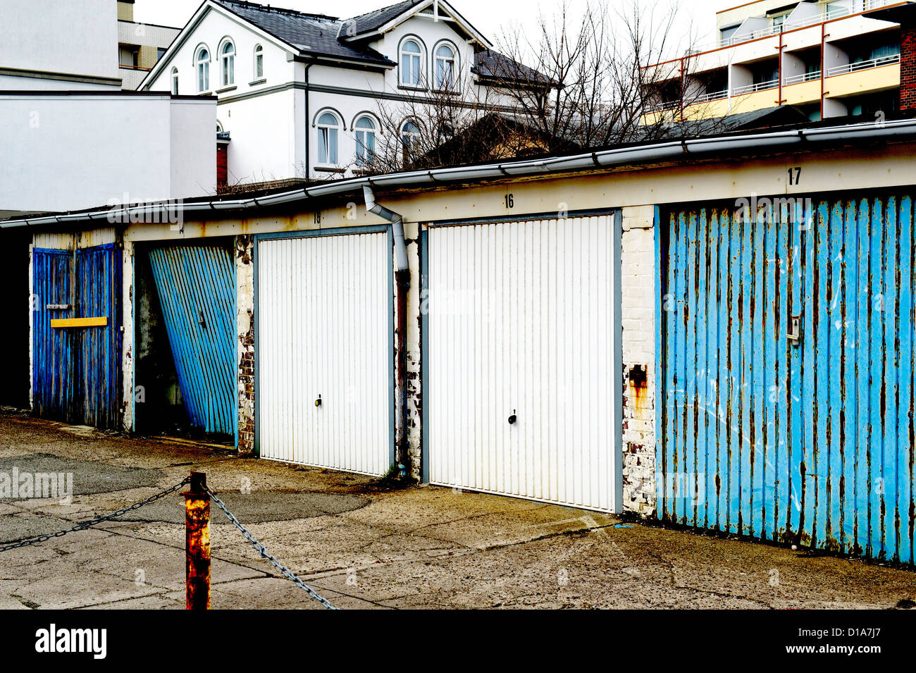 Hinterhof Foto Stock