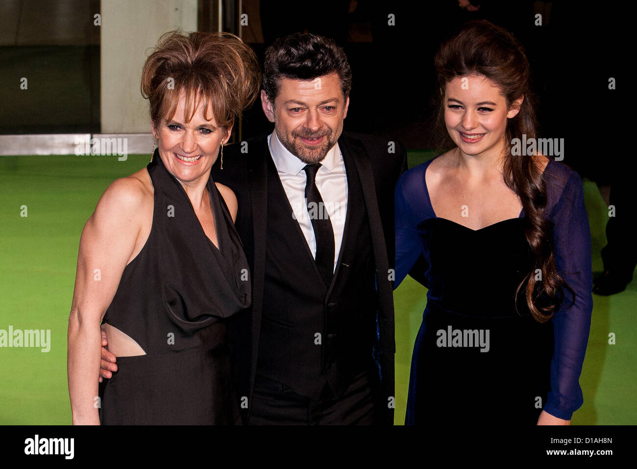 Andy Serkis assiste il Royal premiere del film di 'The Hobbit: un inaspettato viaggio" di Odeon Leicester Square di Londra, Regno Unito, 12/12/2012 Credit: Mario Mitsis / Alamy Live News Foto Stock