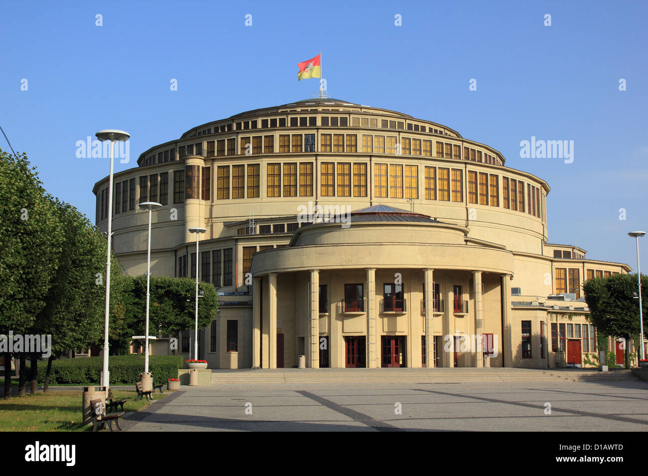 Hall a Breslavia Foto Stock