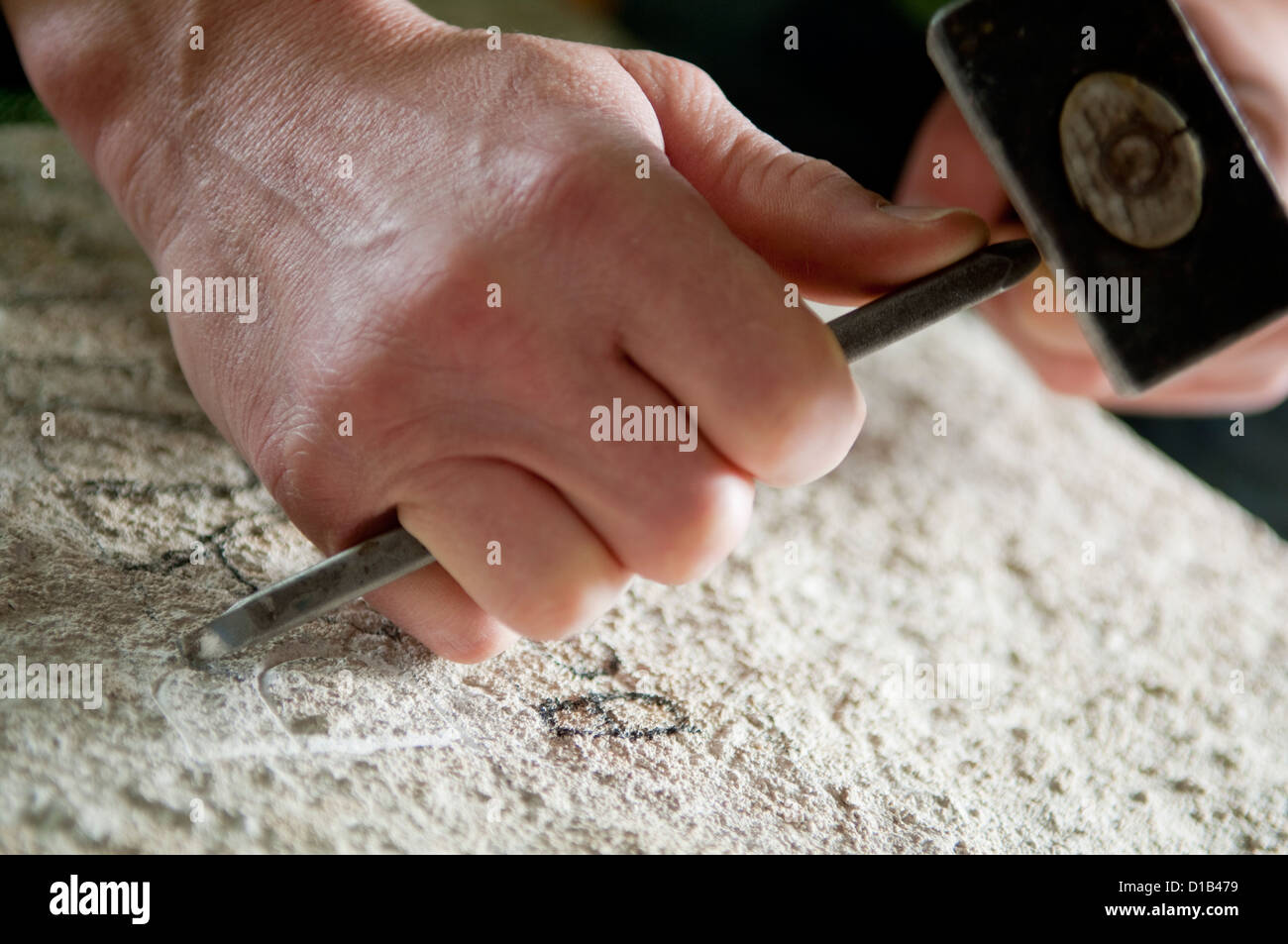 Opere di scultore Foto Stock