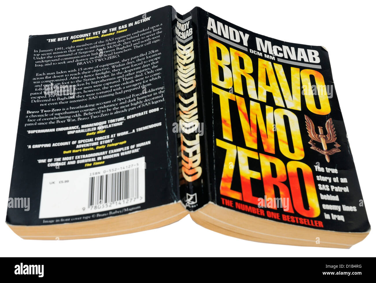 Bravo Two Zero di Andy McNab Foto Stock
