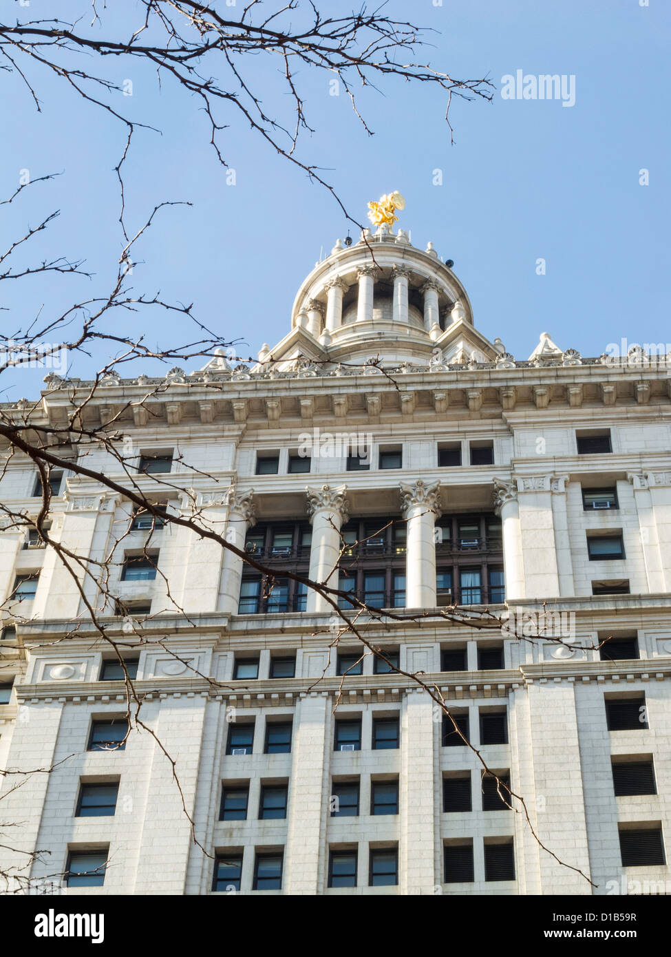 Palazzo comunale, 1 centro Street, NYC Foto Stock