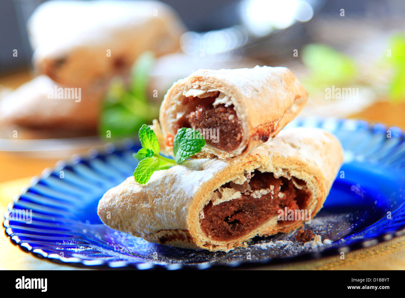 Dolce empanadilla con riempimento matto Foto Stock