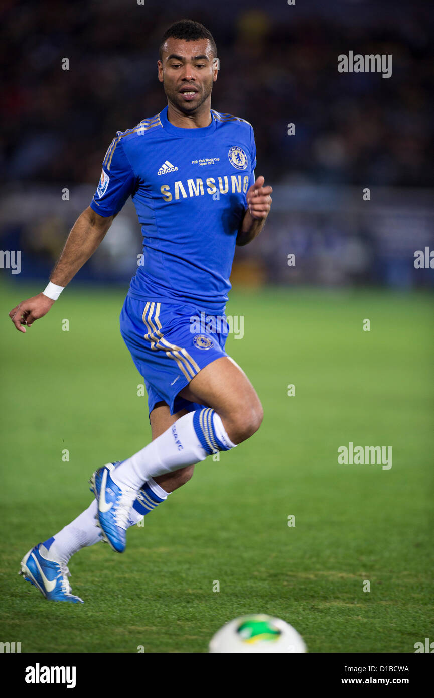 Ashley Cole (Chelsea), 13 dicembre 2012 - Calcio : Club FIFA World Cup Giappone 2012 Semi-finale match tra CF Monterrey 1-3 Chelsea FC a Yokohama International Stadium, Kanagawa, Giappone. (Foto di Maurizio Borsari/AFLO) [0855] Foto Stock