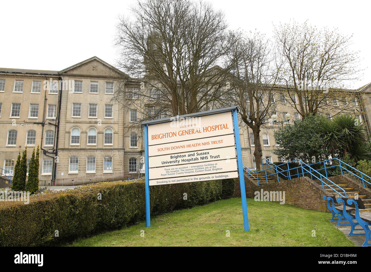 Brighton General Hospital, una volta fabbricato di Brighton, costruita da George Maynard nel 1865-7. Foto Stock