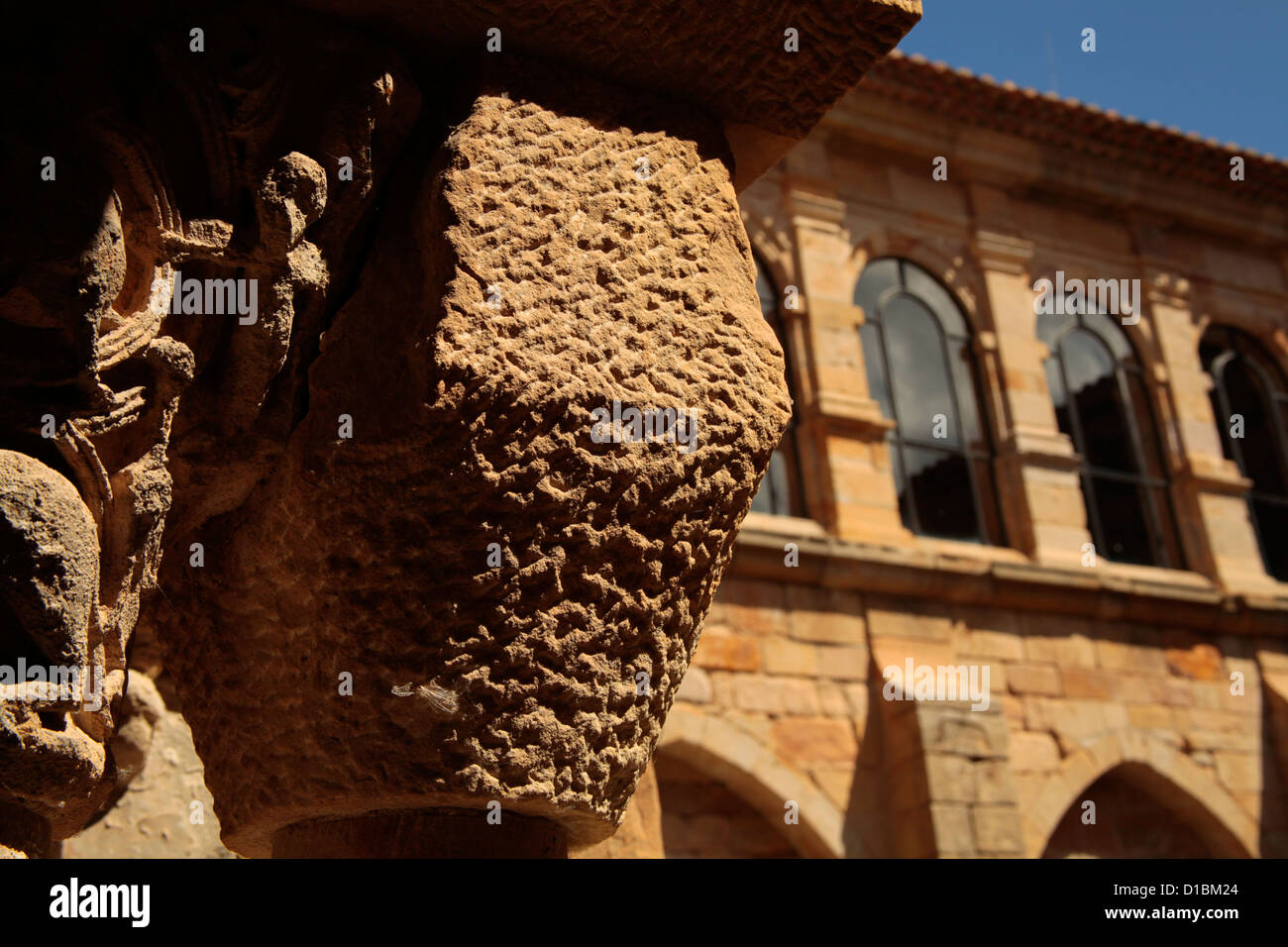 Santa Maria la Real, Aguilar de Campoo, Palencia,castilla,Spagna Foto Stock