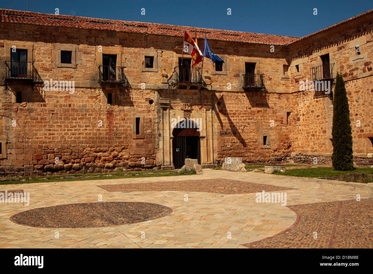 Santa Maria la Real, Aguilar de Campoo, Palencia,castilla,Spagna Foto Stock