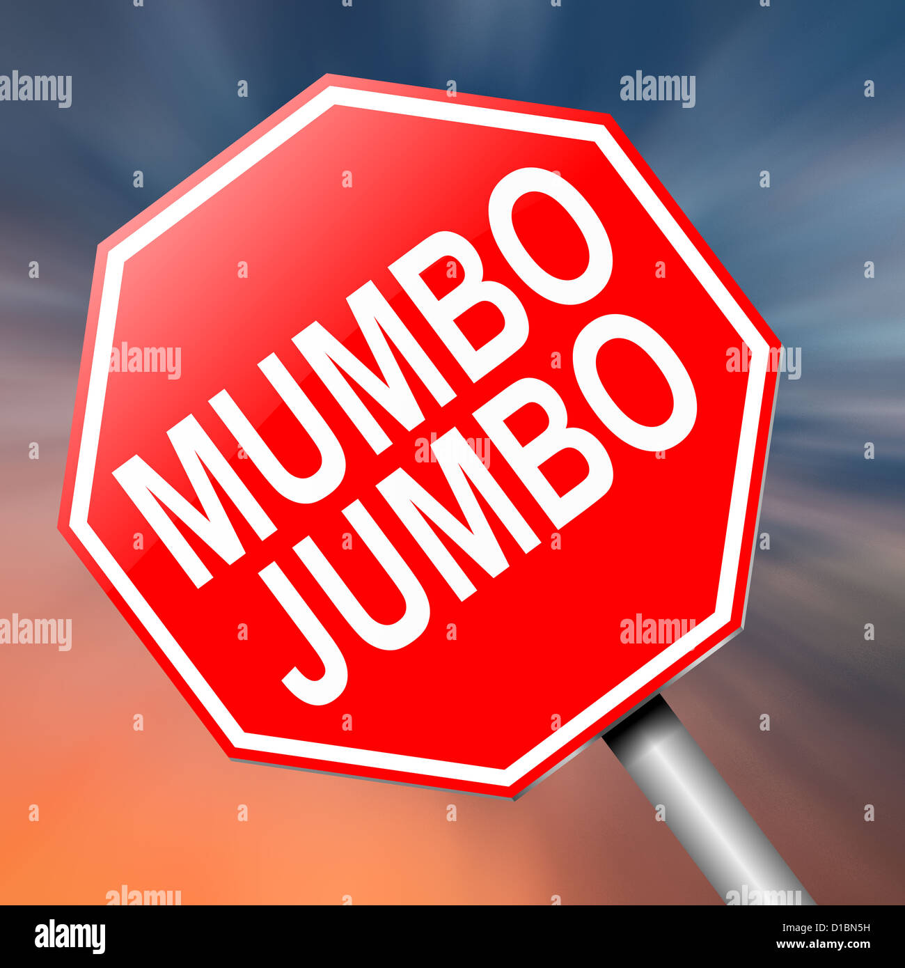 Mumbo jumbo. Foto Stock