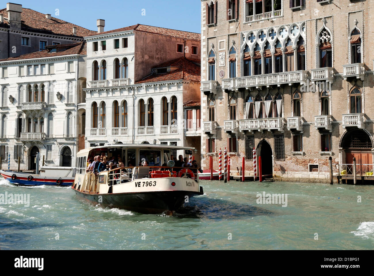 Canal Grande di Venezia. Foto Stock