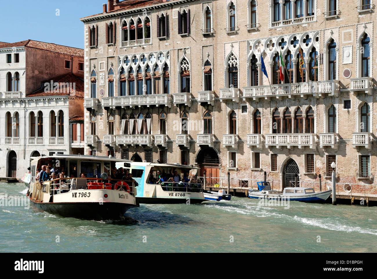 Canal Grande di Venezia. Foto Stock