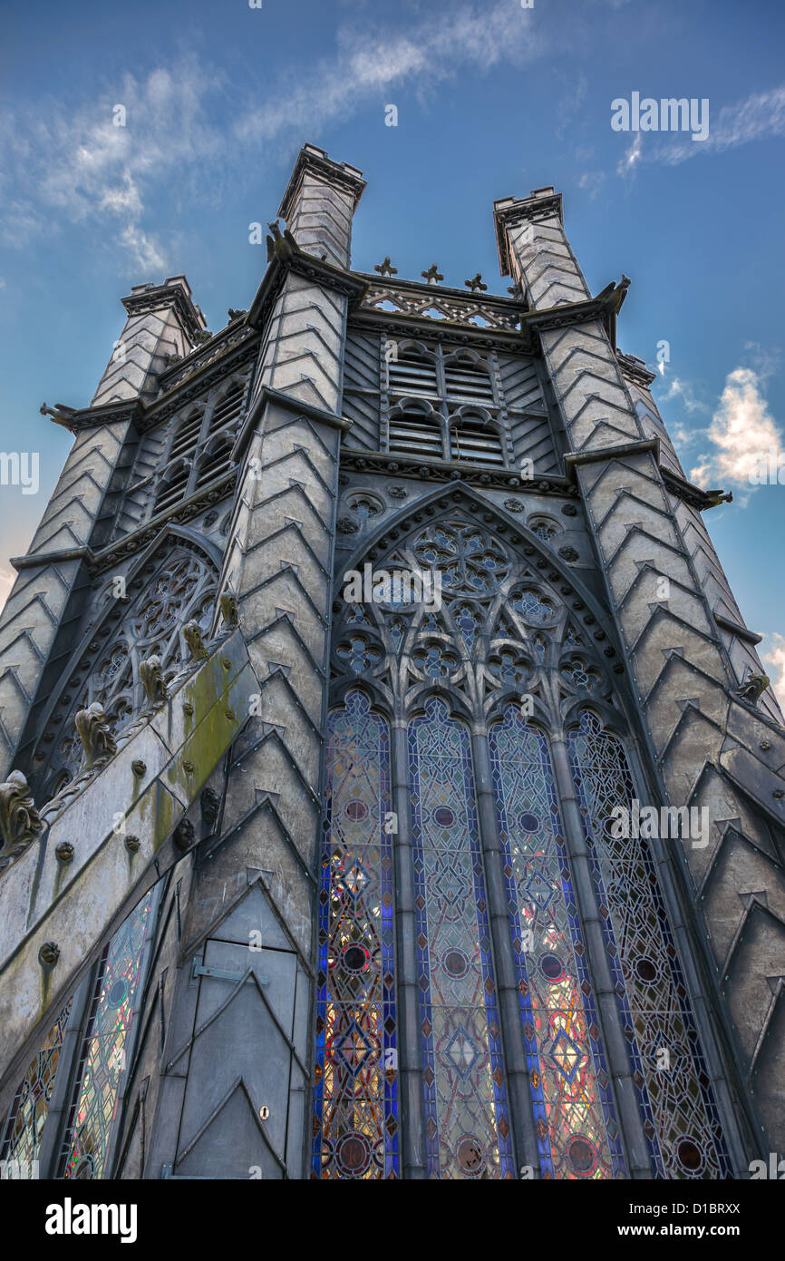 Torre Ottagonale a Cattedrale di Ely Foto Stock