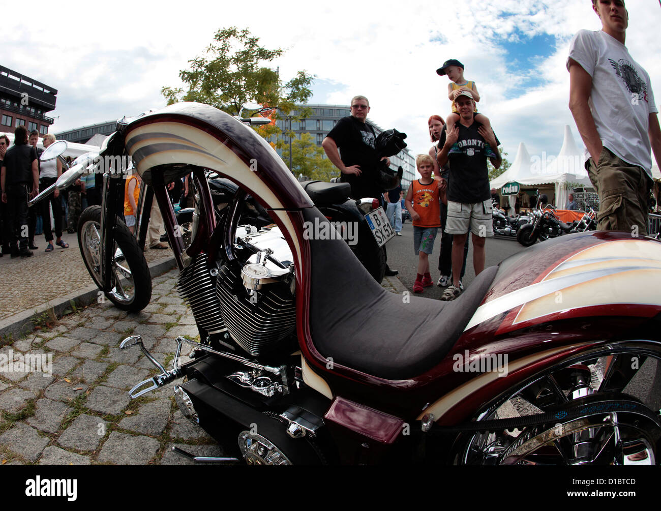 Berlino, Germania, Harley-Davidson in Berlin Harley Days Foto Stock