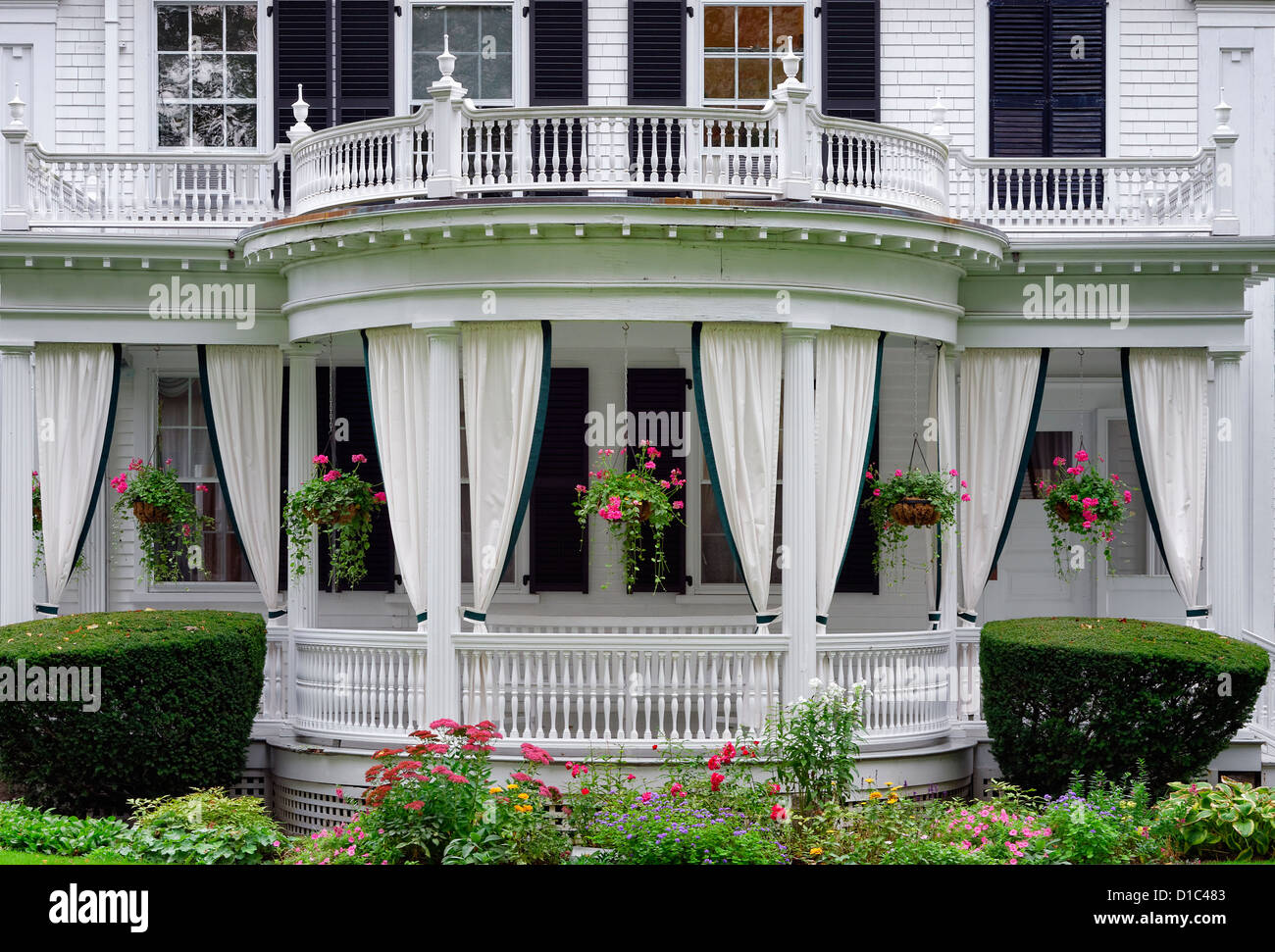 Il dott. Daniel Fisher House, Edgartown, Martha's Vineyard, Massachusetts, STATI UNITI D'AMERICA c 1840 Foto Stock