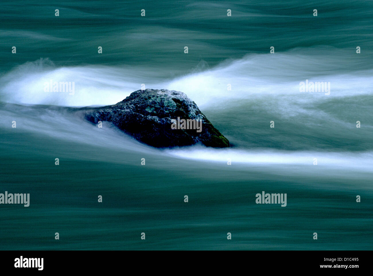 Boulder in grande Ronde fiume, Oregon Foto Stock