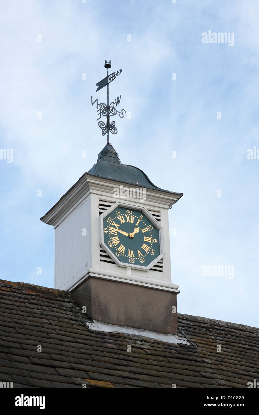 Cusworth Hall Clock sul tetto della sala da tè Foto Stock