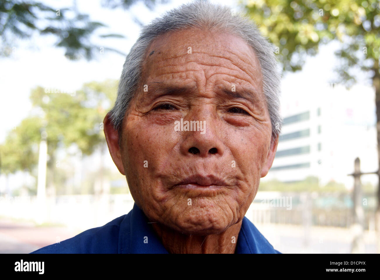 Uomo anziano della Cina Foto Stock