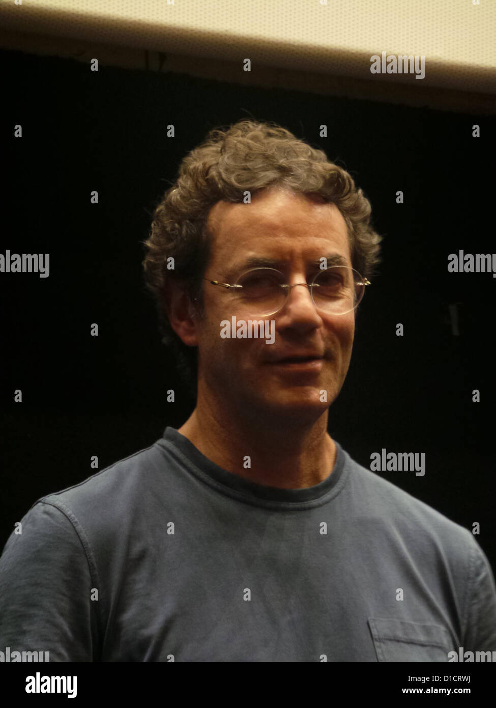 Barcellona, 15 dicembre. La seconda giornata del Festival del cinema italiano in Verdi cinema. Francesco Patierno ha presentato il suo film / documentario 'La Guera dei Vulcani". Foto Stock