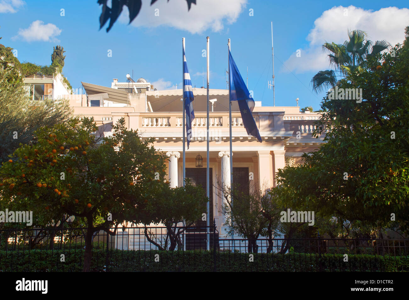Royal Palace, Casa del Primo Ministro greco, Atene, Grecia Foto Stock