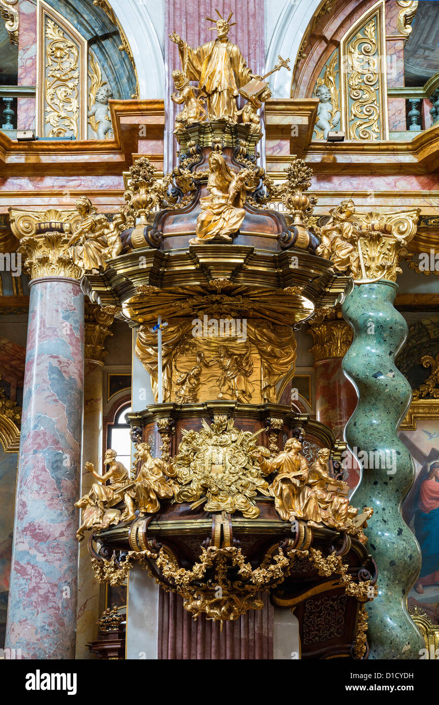 Austria, Vienna, Jesuitenkirche Foto Stock
