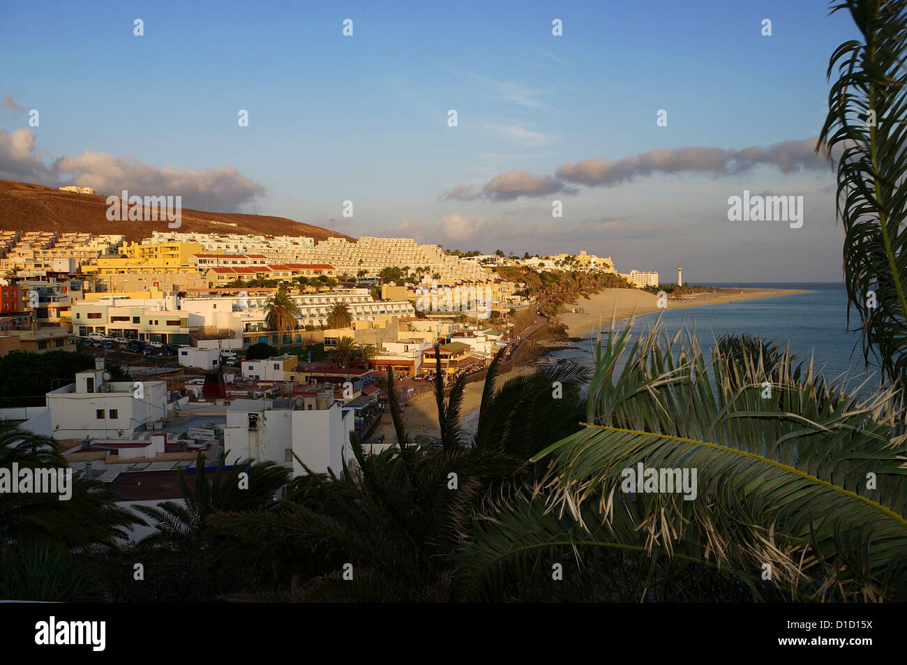 Morro Jable su Fuerteventura il 21 ottobre 2011. Isole Canarie. Foto Stock