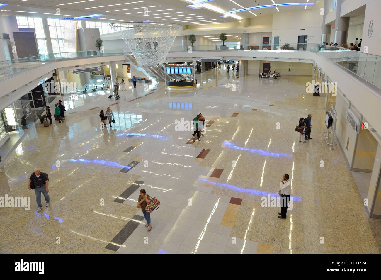 International lounge di partenza aereoporto internazionale di Atlanta Hartsfield-Jackson Atlanta in Georgia negli Stati Uniti Foto Stock