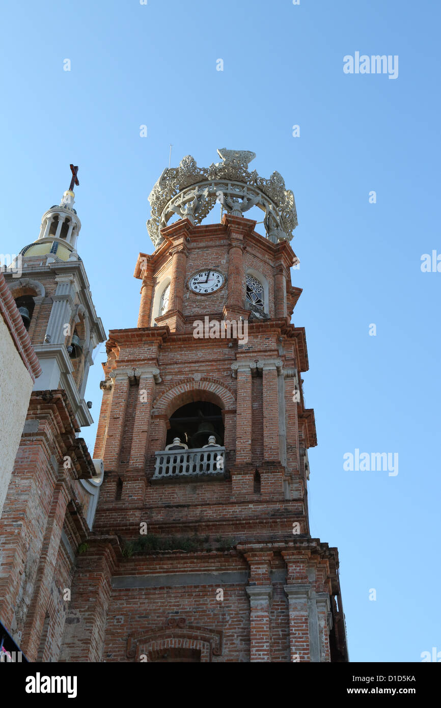 La Cattedrale di Nostra Signora di Guadalupe a Puerto Vallarta, Messico. Foto Stock